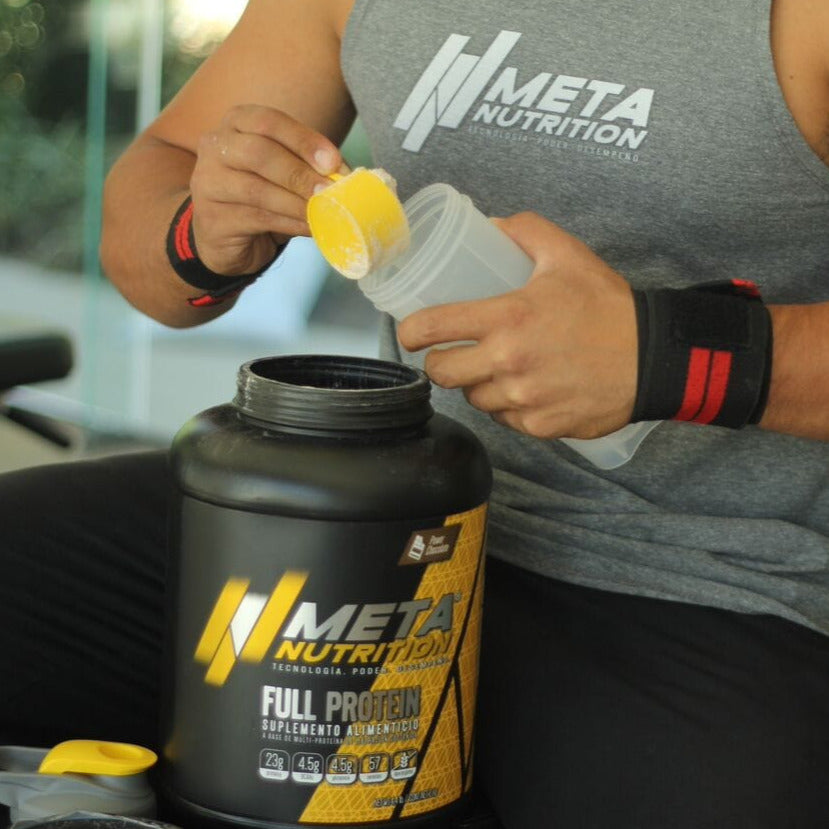 Full Protein Meta Nutrition | Proteína Multi Fuente 4.4lb | 57 Servicios | 10 Sabores
