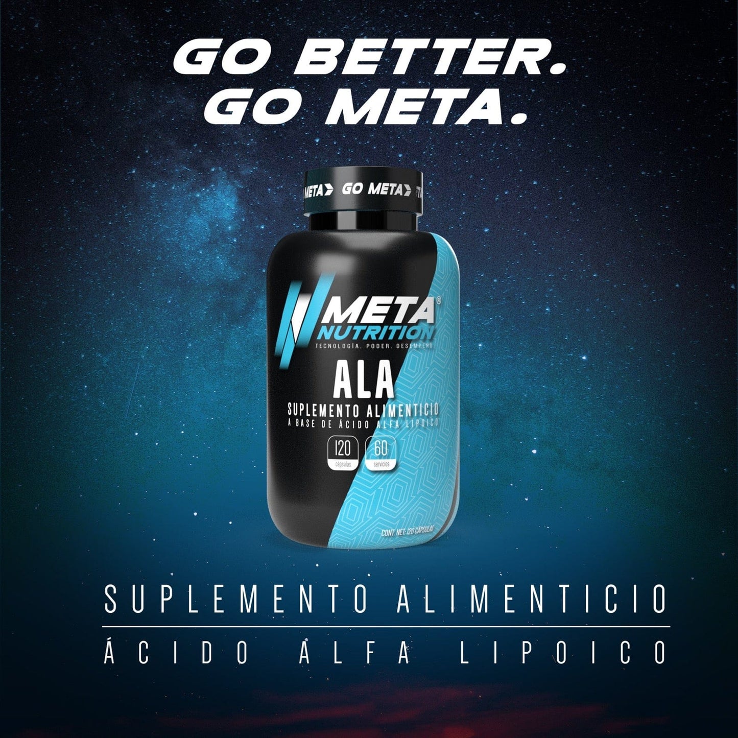 ALA Ácido Alfa Lipoico – Antioxidante Potente y Soporte Metabólico | Meta Nutrition