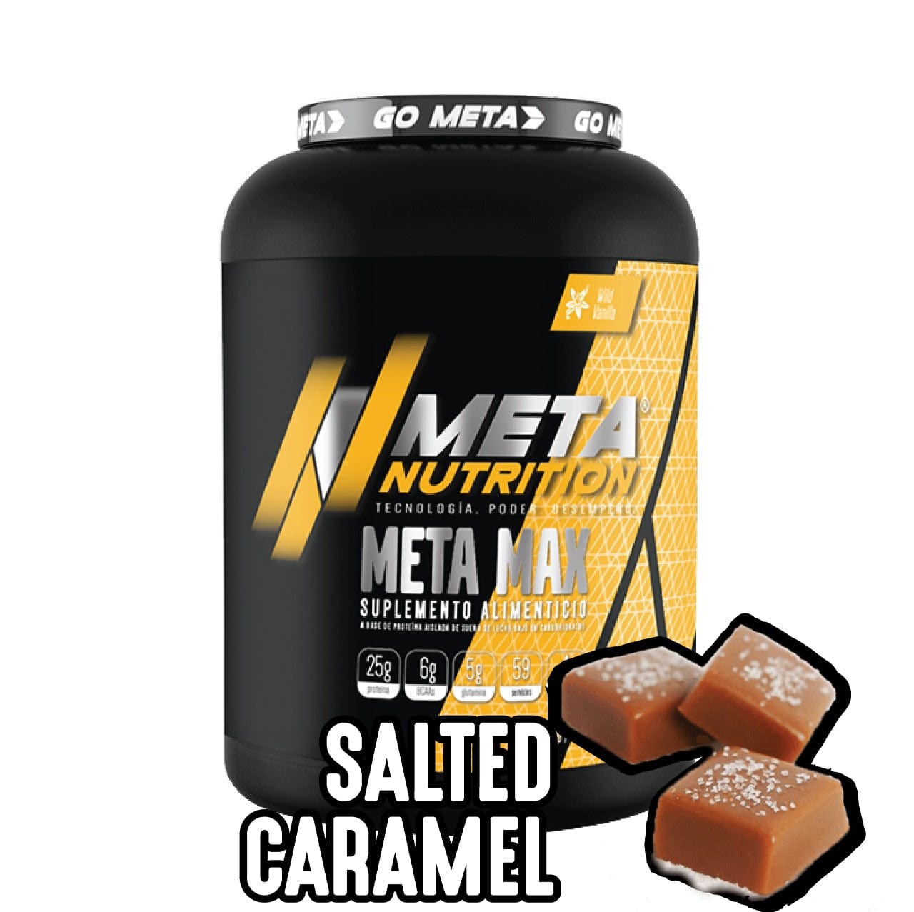 Meta Max- Isolate Whey Protein 59 servicios, 4lb