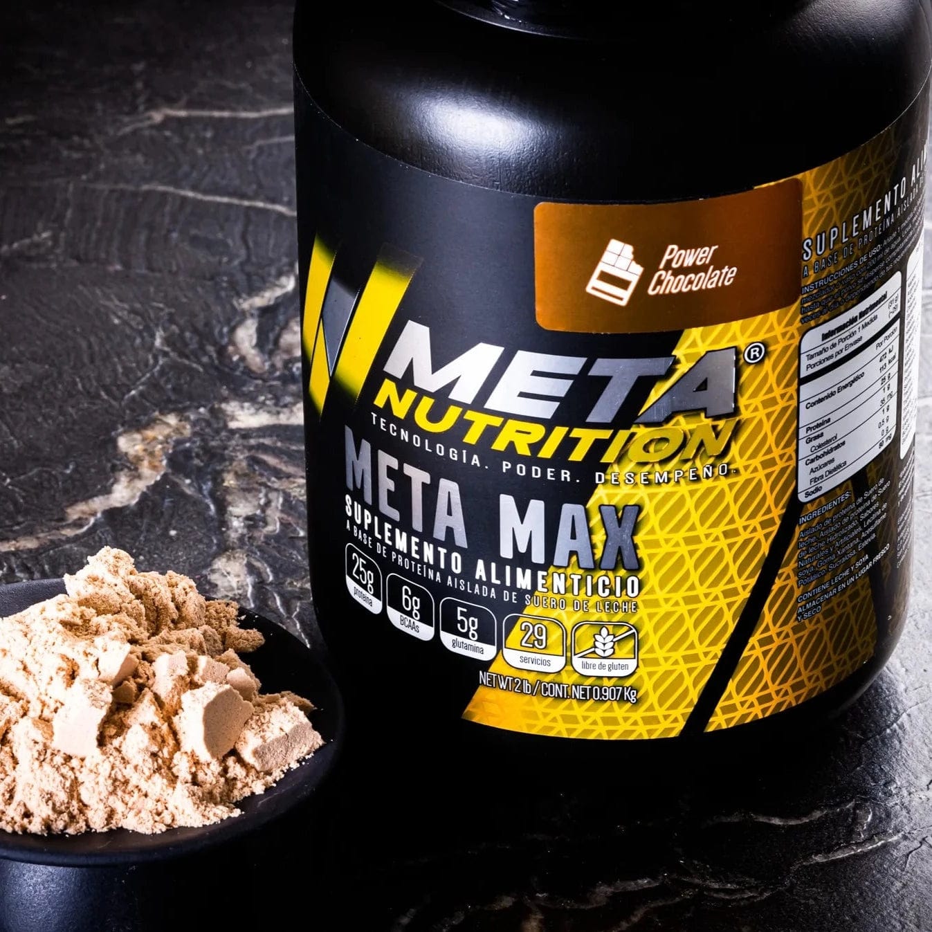 PACK DEFINICIÓN: Proteína Meta Max Isolate + Creatina + CLA + Carnitina con Shaker GRATIS.