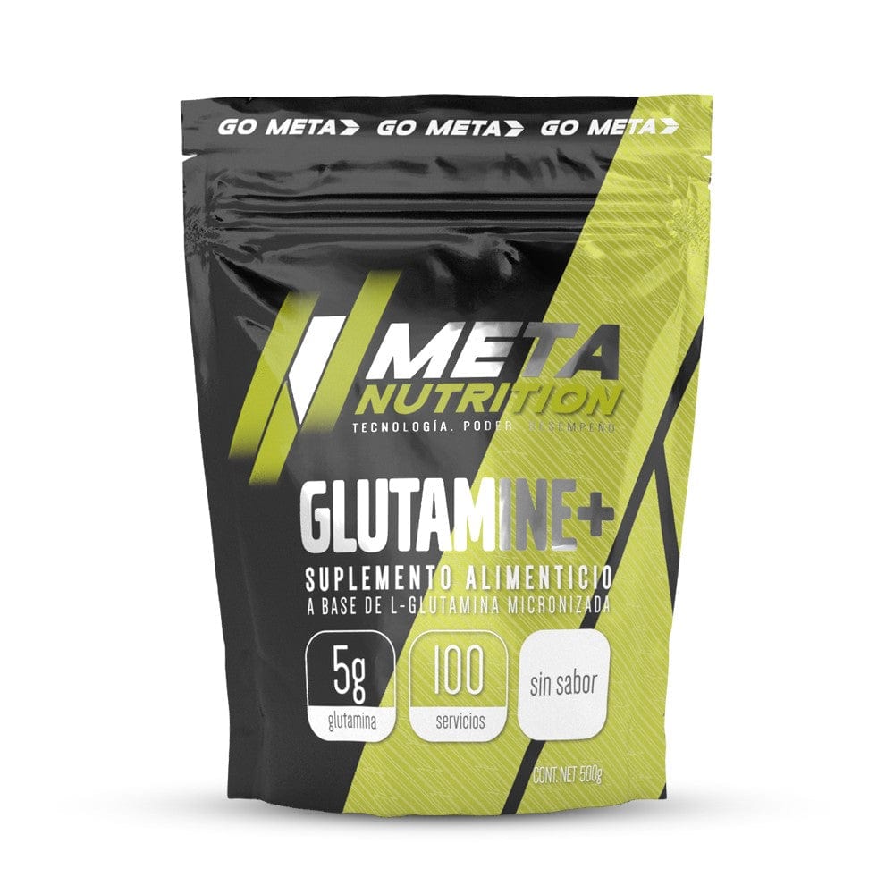 Glutamine+ De Alta Pureza 500g, 100 servicios.